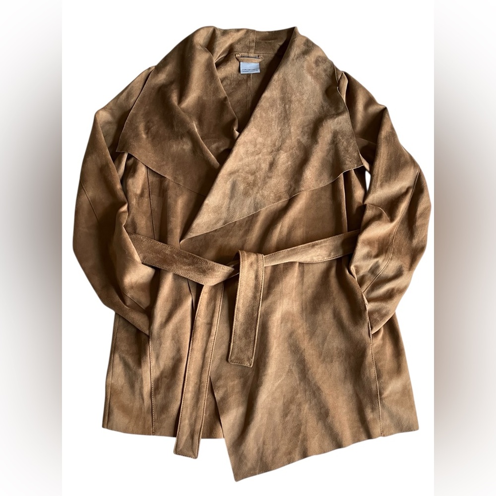 Vero Moda Faux Suede Wrap Coat